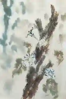 Blue Tinged Blossoms