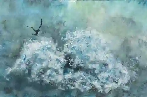 Dark Wings On The Sea